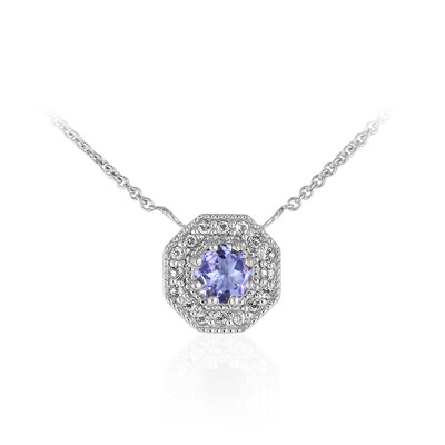 Collana in argento con Tanzanite