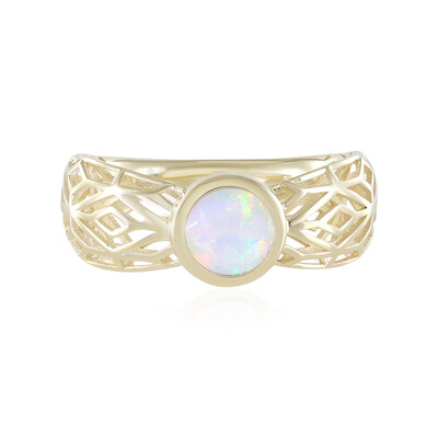Anello in oro con Opale di Welo (Ornaments by de Melo)