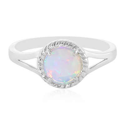 Anello in argento con Opale di Welo