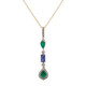 Collana in oro con Smeraldo Zambia AAA (CIRARI)