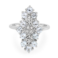 Anello in argento con Acquamarina