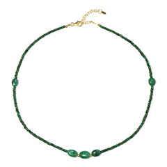 Collana in argento con Smeraldo Zambia