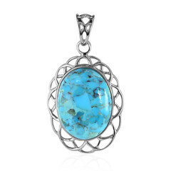 Ciondolo in argento con Turchese Kingman Mohave Blu (Art of Nature)