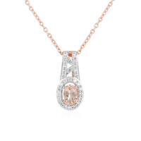 Collana in argento con Morganite
