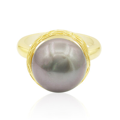 Anello in argento con Perla Tahitiana (TPC)