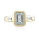 Anello in oro con Acquamarina Brasiliana