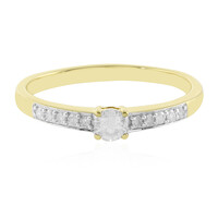 Anello in oro con Diamante I4 (J)