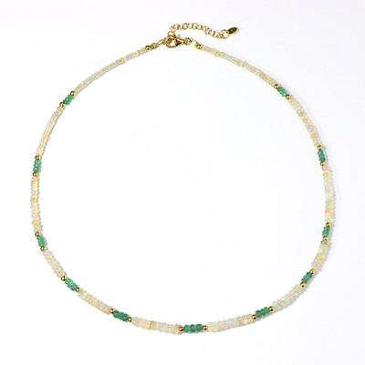 Collana in argento con Opale di Welo