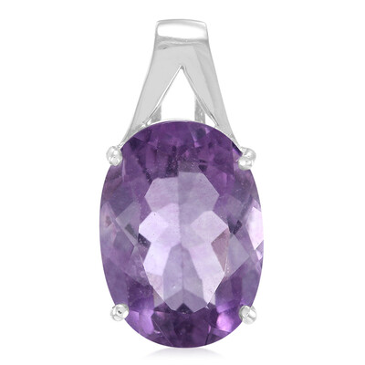 Ciondolo in argento con Fluorite Spagnola Rosa