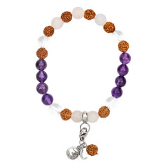 Bracciale in argento con Ametista