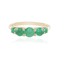 Anello in oro con Smeraldo Russo (de Melo)