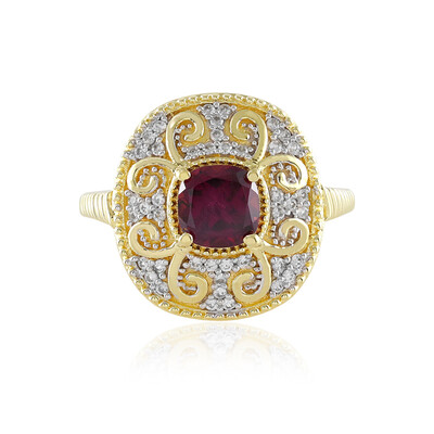 Anello in argento con Rodolite