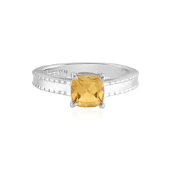 Anello in argento con Citrino