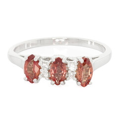 Anello in argento con Rubino Tanzania