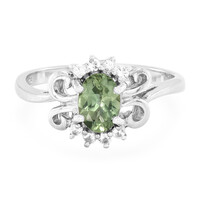 Anello in argento con Apatite Russa