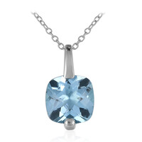 Collana in argento con Topazio Blu Cielo