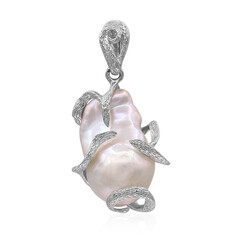 Ciondolo in argento con Perla di Acqua Dolce (TPC)