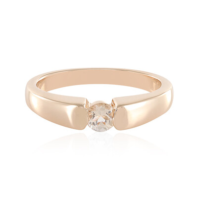 Anello in argento con Morganite Pesca