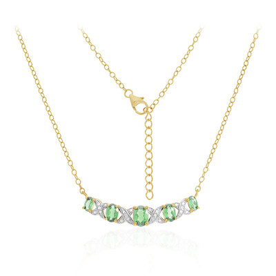 Collana in argento con Tsavorite