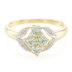 Anello in oro con Ambligonite