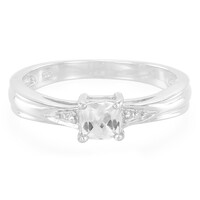 Anello in argento con Goshenite