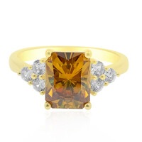 Anello in oro con Sfalerite