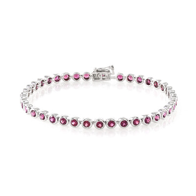 Bracciale in argento con Rodolite