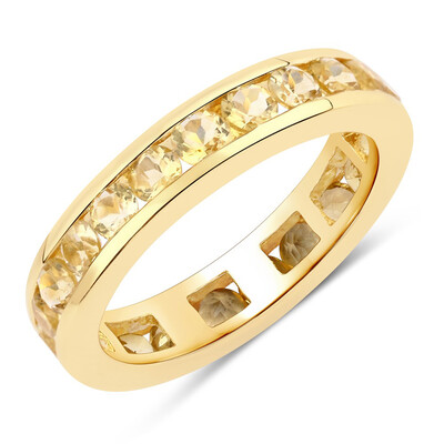 Anello in argento con Citrino