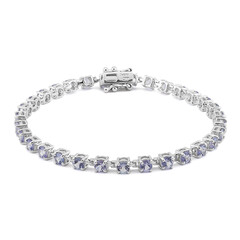 Bracciale in argento con Tanzanite