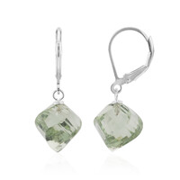 Orecchini in argento con Ametista Verde