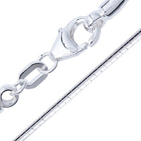 Catena coda di topo in argento 925 - 45 cm - 5,8 g