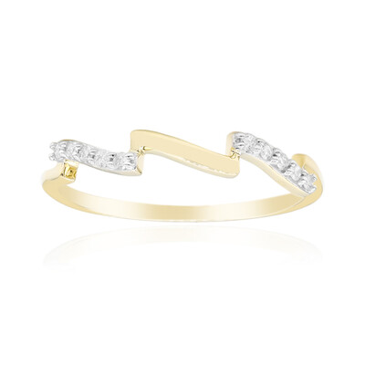 Anello in oro con Diamante SI1 (G) (Annette)