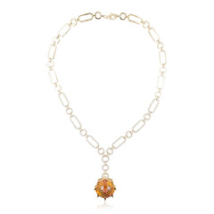 Collana in oro con Sfalerite (AMAYANI)