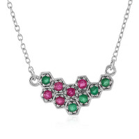 Collana in argento con Smeraldo Socoto