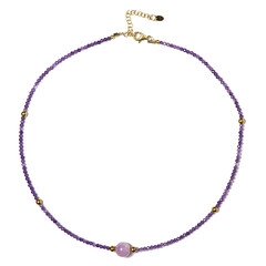 Collana in argento con Kunzite