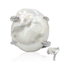 Anello in argento con Perla di Acqua Dolce (TPC)