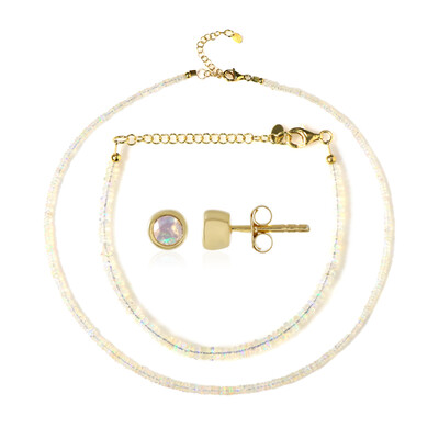Parure in argento con Opale di Welo