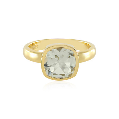 Anello in argento con Ametista Verde