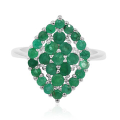 Anello in argento con Smeraldo