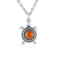 Collana in argento con Onice Rossa (Desert Chic)