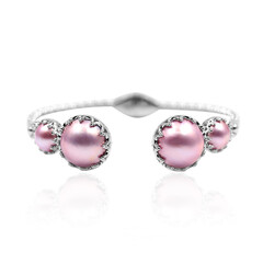 Bracciale in argento con Perla Mabe (Dallas Prince Designs)