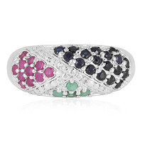 Anello in argento con Rubino