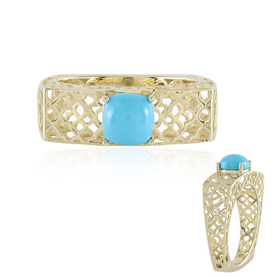 Anello in oro con Turchese Sleeping Beauty (Ornaments by de Melo)