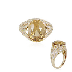Anello in oro con Zircone Giallo (de Melo)