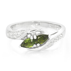Anello in argento con Tormalina Cuprian