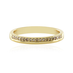 Anello in argento con Diamante Champagne I3