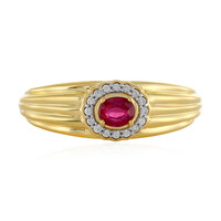 Anello in argento con Rubino del Madagascar
