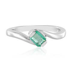 Anello in argento con Smeraldo Etiope