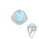 Anello in oro con Larimar (KM by Juwelo)