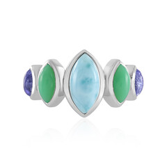 Anello in argento con Larimar (KM by Juwelo)